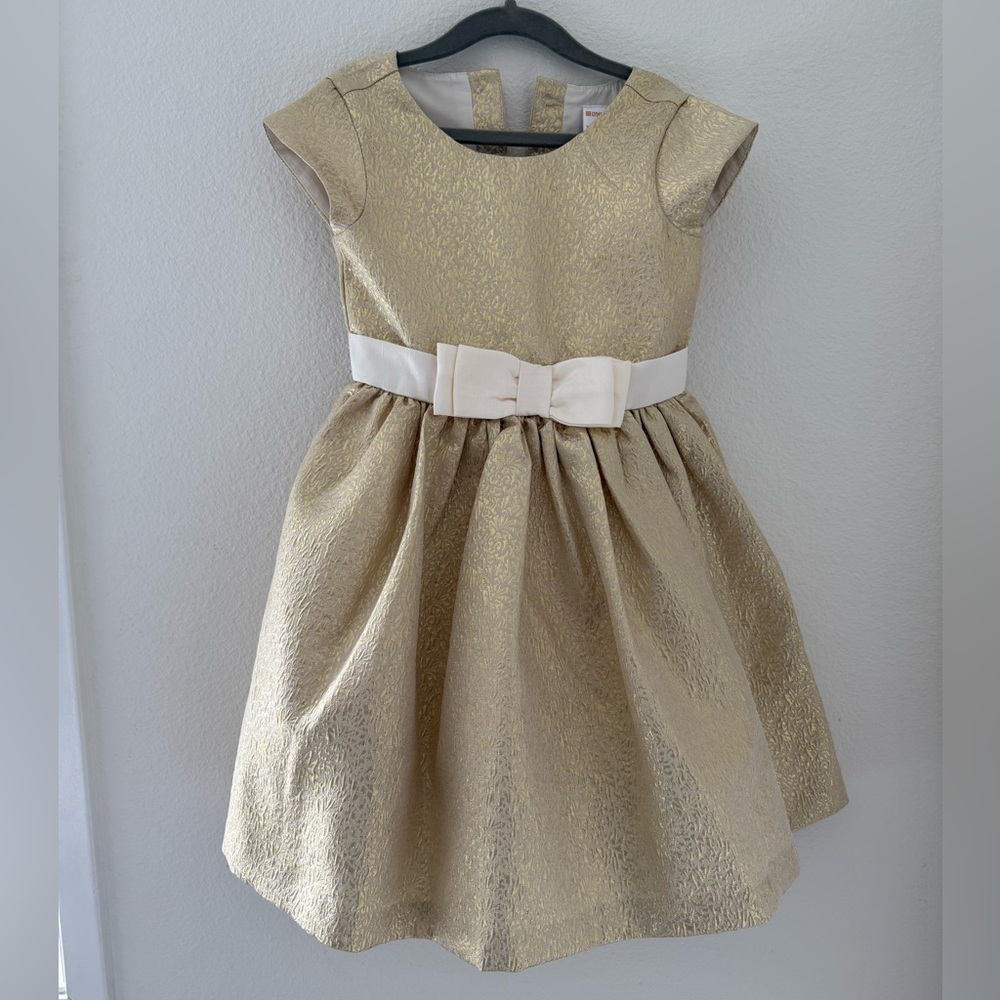 Gymboree Gold Metallic Dress size 5